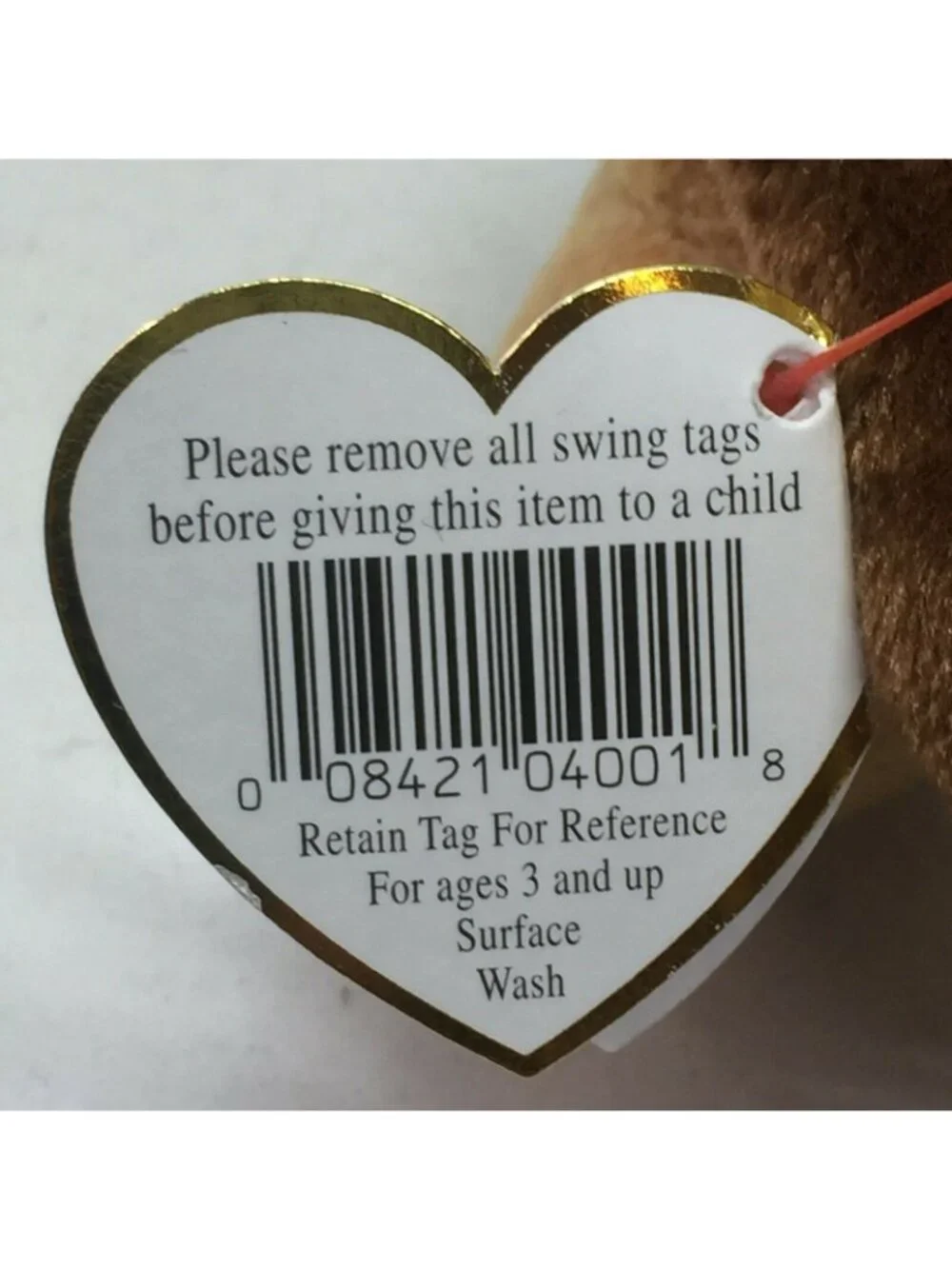 Ty Beanie Babies Bones Brown Dog Plush Toy 1990s Collectible Stuffed Animal